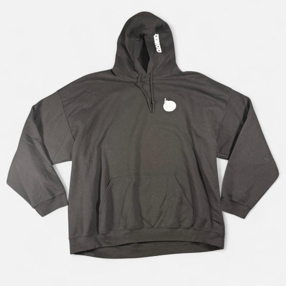 Cloakzy Black Bomb‎ Merch Biker Moto Hoodie Size XL